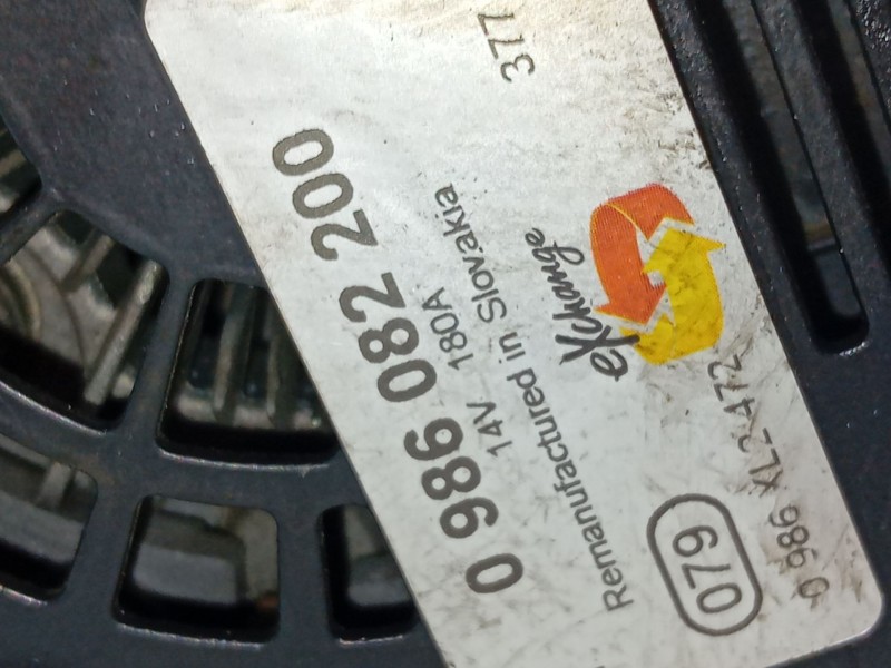 Recambio de alternador para bmw 3 (e90) 320 d referencia OEM IAM 0986082200  