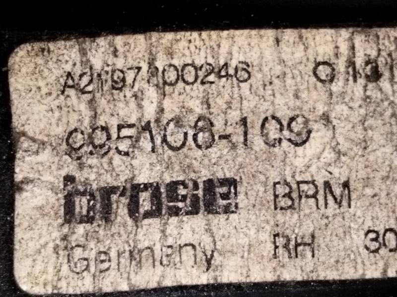 Recambio de elevalunas trasero derecho para mercedes-benz cls (c218) cls 350 cdi / d (218.323) referencia OEM IAM A2197800246  