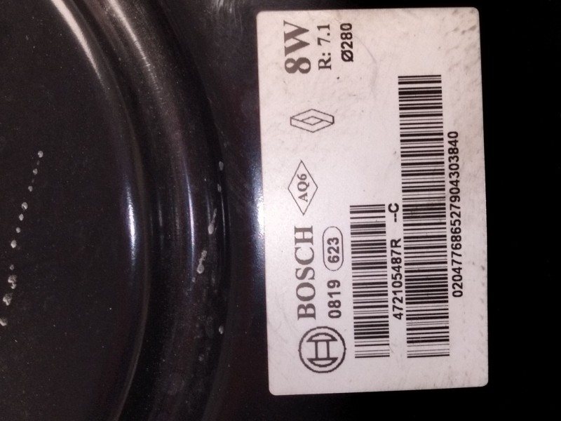 Recambio de servofreno para renault grand scénic iv (r9_) 1.3 tce 140 referencia OEM IAM 472105487R  