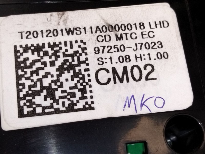 Recambio de mando calefaccion / aire acondicionado para kia ceed (cd) 1.6 crdi 136 referencia OEM IAM 97250J7023  