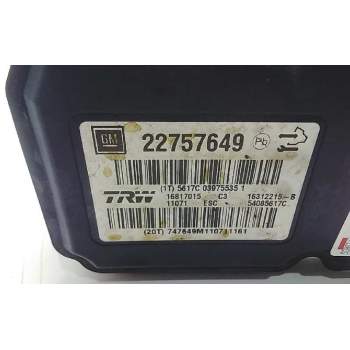 Recambio de abs para opel insignia berlina edition referencia OEM IAM 0958004DGR 22757649 