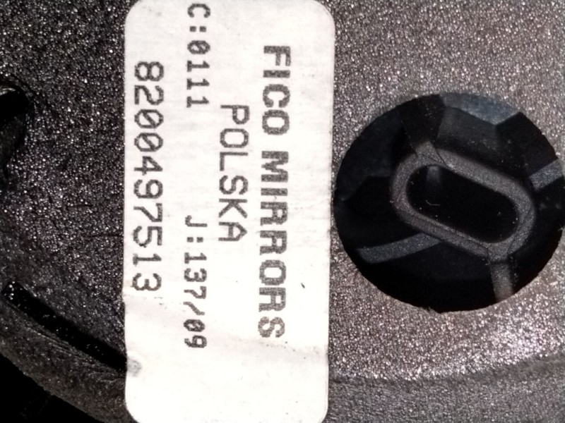 Recambio de retrovisor derecho para dacia sandero 1.4 (bs0c, bs0a, bs0g, bs1f, bs0e) referencia OEM IAM 8200497513  