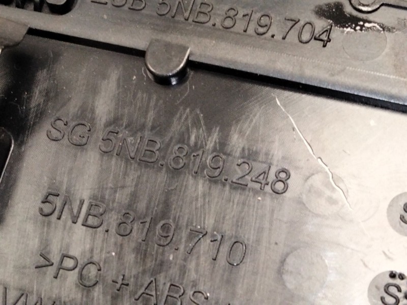 Recambio de aireador derecho para volkswagen tiguan (5n_) 2.0 tdi 4motion referencia OEM IAM 5NB819710  