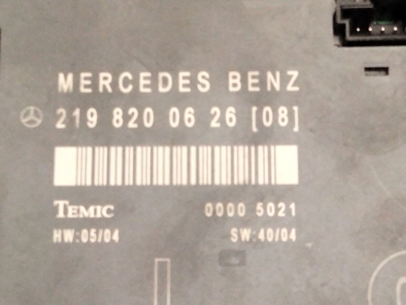 Recambio de modulo confort para mercedes-benz cls (c218) cls 350 cdi / d (218.323) referencia OEM IAM 2198200626  
