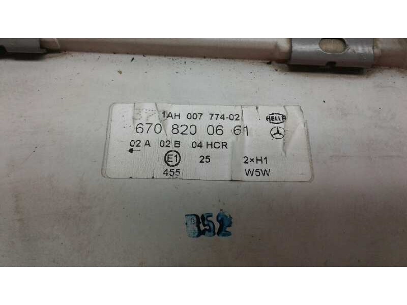 Recambio de faro derecho para mercedes-benz vario (tw2) bm 668 / 670 referencia OEM IAM 6708200661 1AH007774-02 