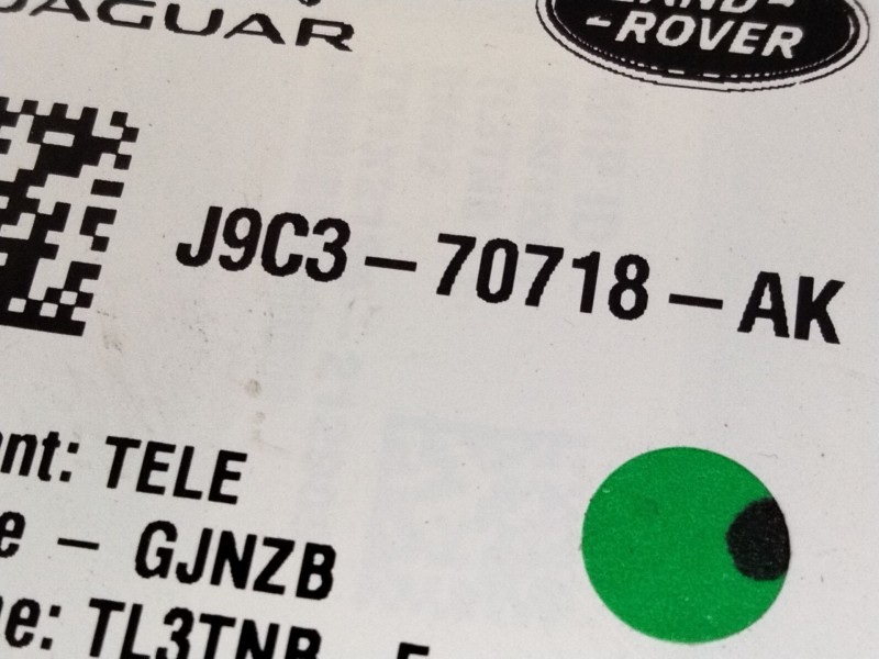 Recambio de modulo electronico para land rover range rover evoque (l538) 2.2 d referencia OEM IAM J9C370718  
