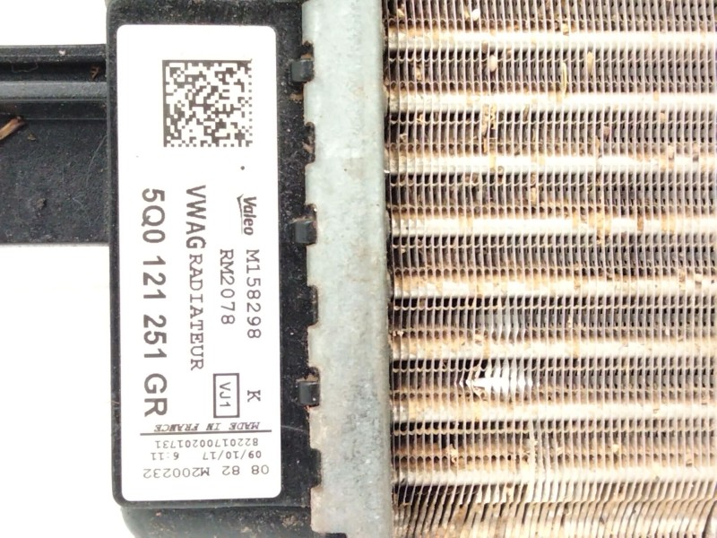 Recambio de radiador agua para volkswagen tiguan (5n_) 2.0 tdi 4motion referencia OEM IAM 5Q0121251  