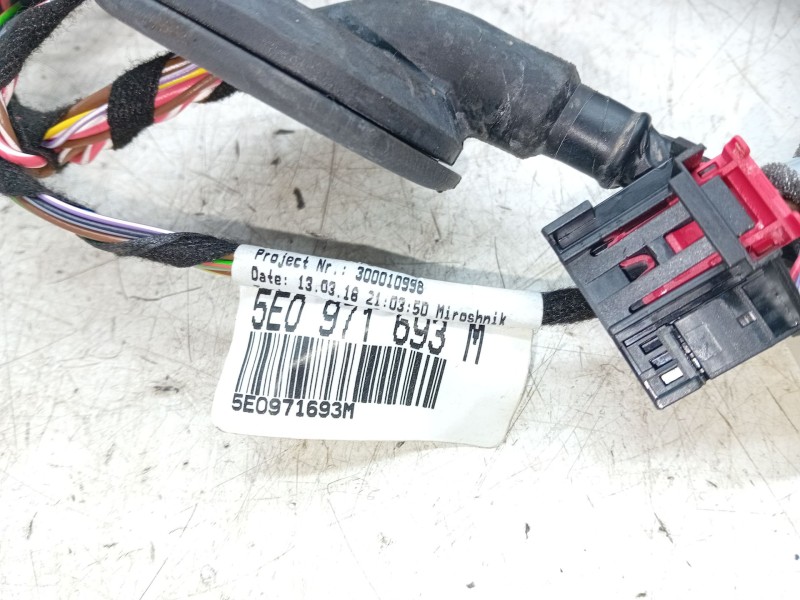 Recambio de instalacion puerta trasera izquierda para skoda octavia iii combi (5e5, 5e6) 1.2 tsi referencia OEM IAM 5E0971693  