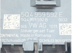Recambio de modulo control puerta para skoda octavia iii combi (5e5, 5e6) 1.2 tsi referencia OEM IAM 5Q4959592E   2