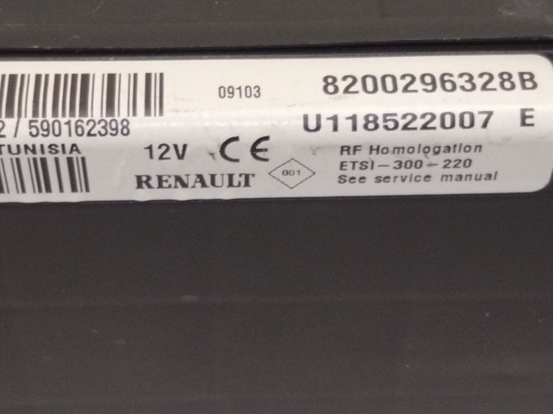 Recambio de centralita bsi para dacia sandero 1.4 (bs0c, bs0a, bs0g, bs1f, bs0e) referencia OEM IAM 8200296328  
