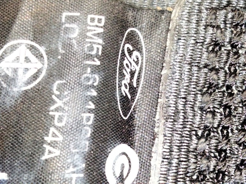 Recambio de cinturon seguridad trasero izquierdo para ford focus iii 1.0 ecoboost referencia OEM IAM BM51611B80  