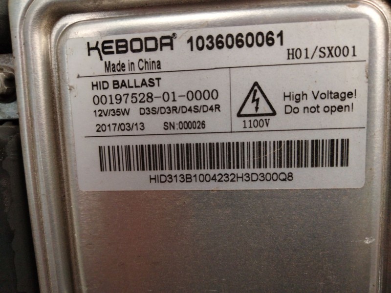 Recambio de faro izquierdo para land rover range rover evoque (l538) 2.0 d referencia OEM IAM GJ3213W030  