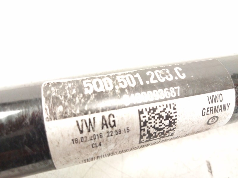 Recambio de transmision trasera izquierda para skoda octavia iii combi (5e5, 5e6) 1.2 tsi referencia OEM IAM 5Q0501203  