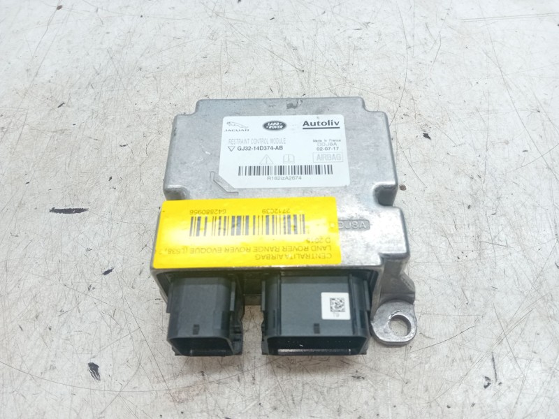 Recambio de centralita airbag para land rover range rover evoque (l538) 2.0 d referencia OEM IAM BJ3214D374AB  