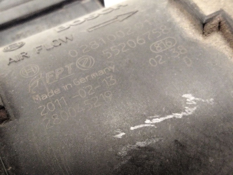 Recambio de caudalimetro para fiat doblo cargo (263_) 1.6 d multijet referencia OEM IAM 55206758  