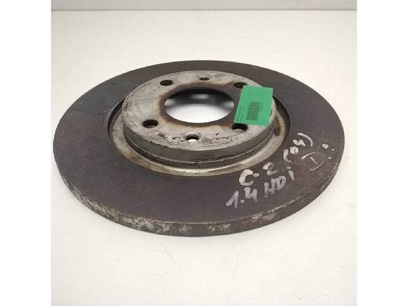 Recambio de disco freno delantero para citroën c2 1.1 referencia OEM IAM   121159