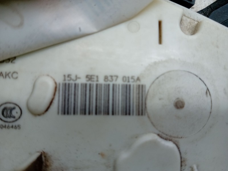 Recambio de cerradura puerta delantera izquierda para skoda spaceback (5h) active referencia OEM IAM 15J5E1837015A  