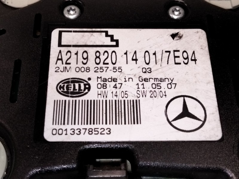 Recambio de luz interior para mercedes-benz cls (c218) cls 350 cdi / d (218.323) referencia OEM IAM A2198201401  