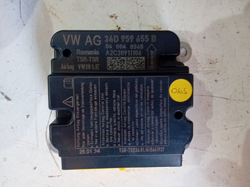 Recambio de kit airbag para skoda spaceback (5h) active referencia OEM IAM   