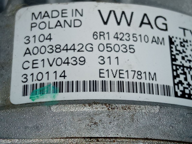 Recambio de columna direccion electrica para skoda spaceback (5h) active referencia OEM IAM 6R1423510  