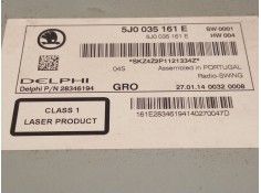 Recambio de sistema audio / radio cd para skoda spaceback (5h) active referencia OEM IAM 5J0035161   2