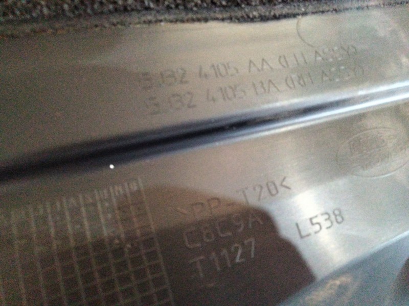 Recambio de torpedo para land rover range rover evoque (l538) 2.0 d referencia OEM IAM GJ324105  