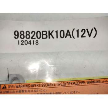 Recambio de centralita airbag para nissan qashqai i (j10, nj10) 1.6 dci referencia OEM IAM 98820BK10A  