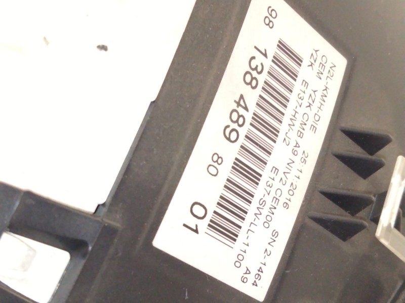 Recambio de cuadro instrumentos para peugeot 208 i (ca_, cc_) 1.6 hdi / bluehdi 75 referencia OEM IAM   