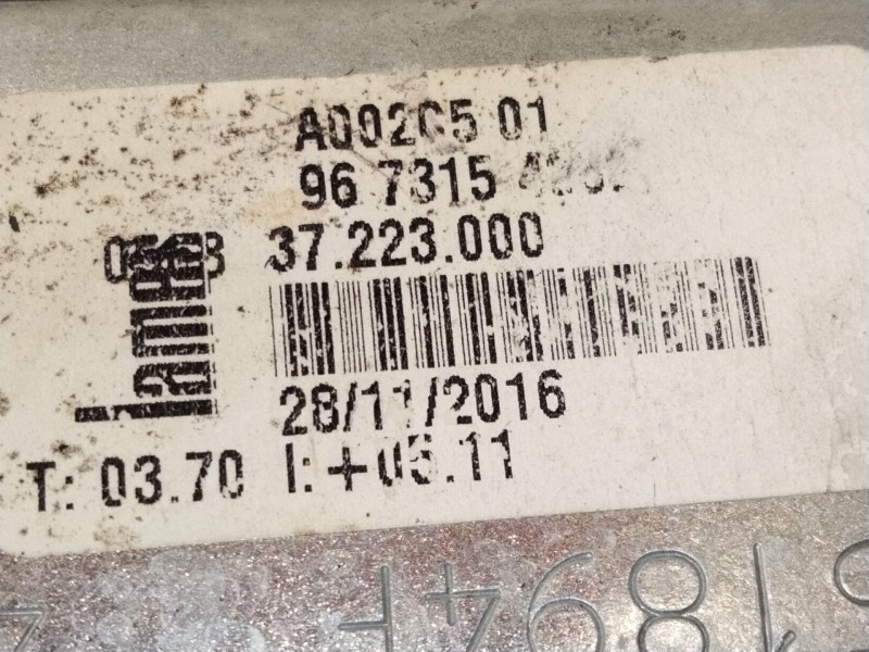 Recambio de elevalunas delantero derecho para peugeot 208 i (ca_, cc_) 1.6 hdi / bluehdi 75 referencia OEM IAM 967314280  