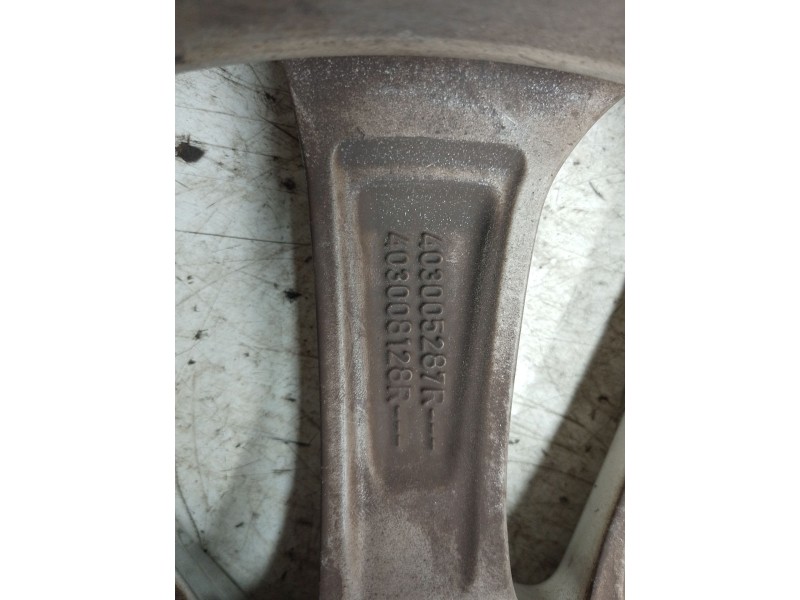 Recambio de llanta aluminio para renault zoe furgoneta/hatchback (bfm_) electric (bfma, bfmb) referencia OEM IAM 403005287R  