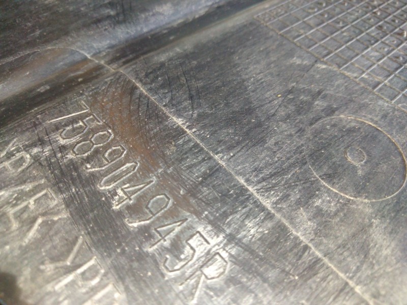 Recambio de cubrecarter para renault zoe furgoneta/hatchback (bfm_) electric (bfma, bfmb) referencia OEM IAM 758904945R  