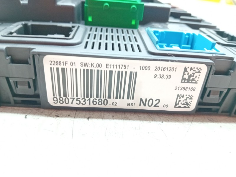 Recambio de modulo confort para peugeot 208 i (ca_, cc_) 1.6 hdi / bluehdi 75 referencia OEM IAM   