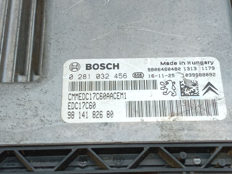 Recambio de centralita motor uce para peugeot 208 i (ca_, cc_) 1.6 hdi / bluehdi 75 referencia OEM IAM   