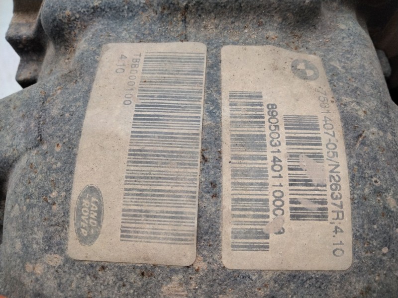 Recambio de diferencial trasero para land rover range rover iii (l322) 3.0 d 4x4 referencia OEM IAM 7501407  