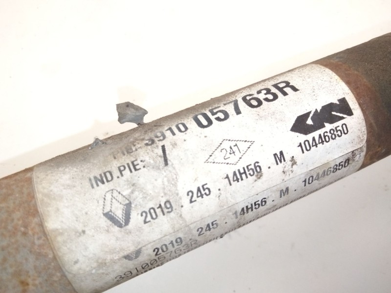 Recambio de transmision delantera derecha para renault zoe furgoneta/hatchback (bfm_) electric (bfma, bfmb) referencia OEM IAM 3