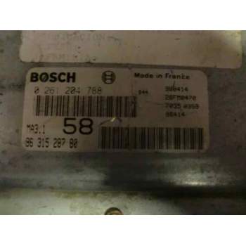 Recambio de centralita motor uce para citroën saxo 1.4 referencia OEM IAM 0261204788 9631528780 26FM0470
