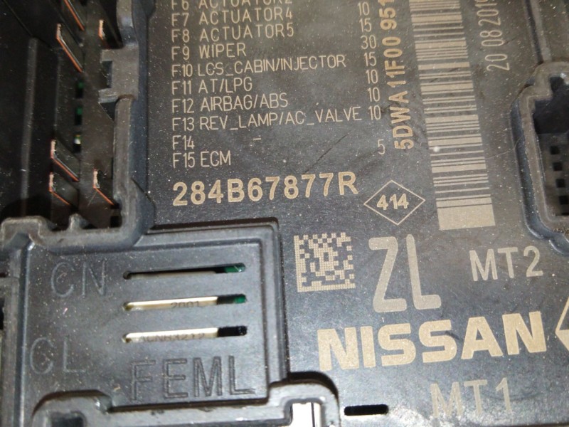 Recambio de centralita bsm para renault zoe furgoneta/hatchback (bfm_) electric (bfma, bfmb) referencia OEM IAM 284B67877R  