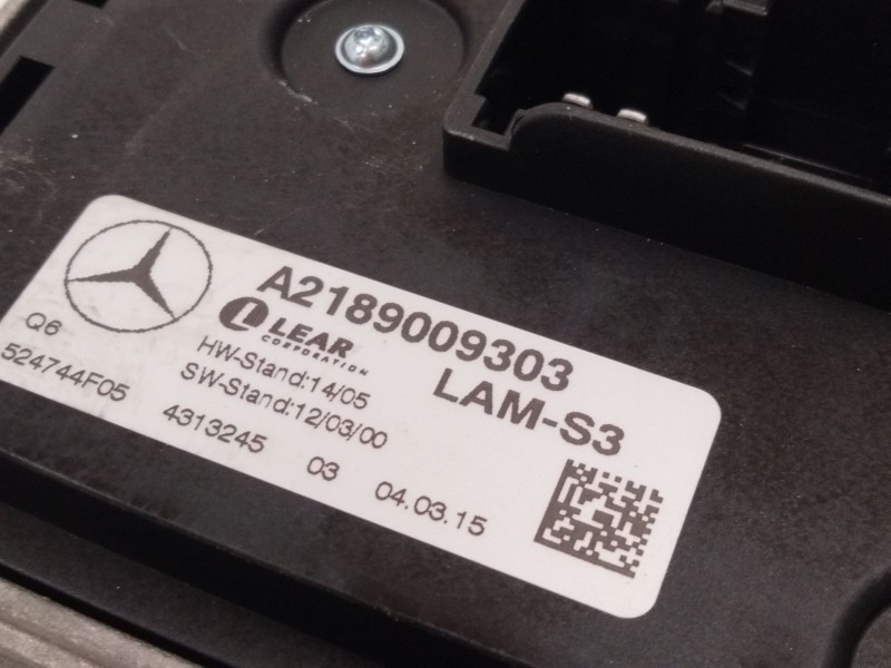 Recambio de centralita faros xenon para mercedes-benz cla coupé (c117) cla 220 cdi / d (117.303) referencia OEM IAM A2189009303 