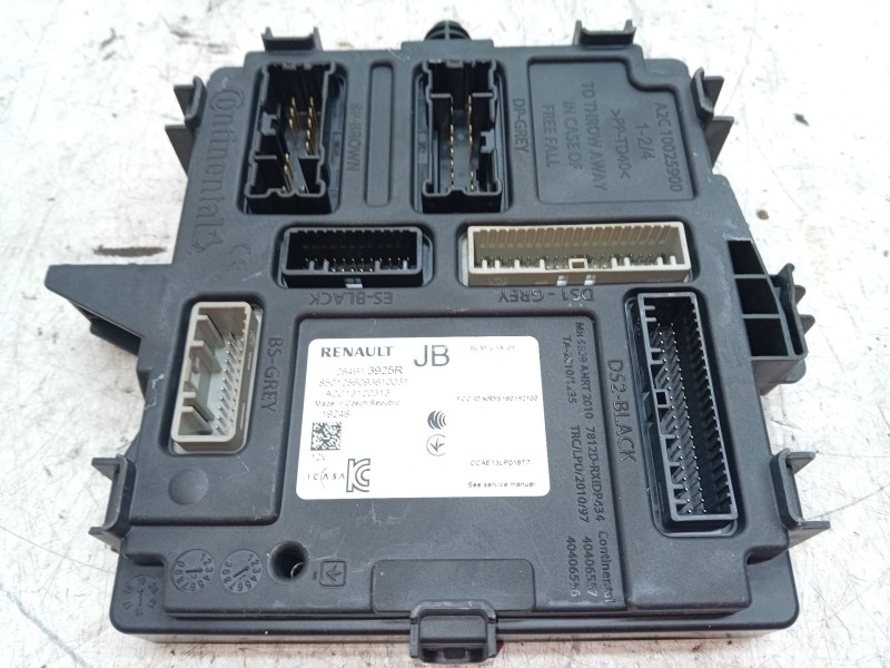 Recambio de modulo confort para renault zoe furgoneta/hatchback (bfm_) electric (bfma, bfmb) referencia OEM IAM 284B13925R  