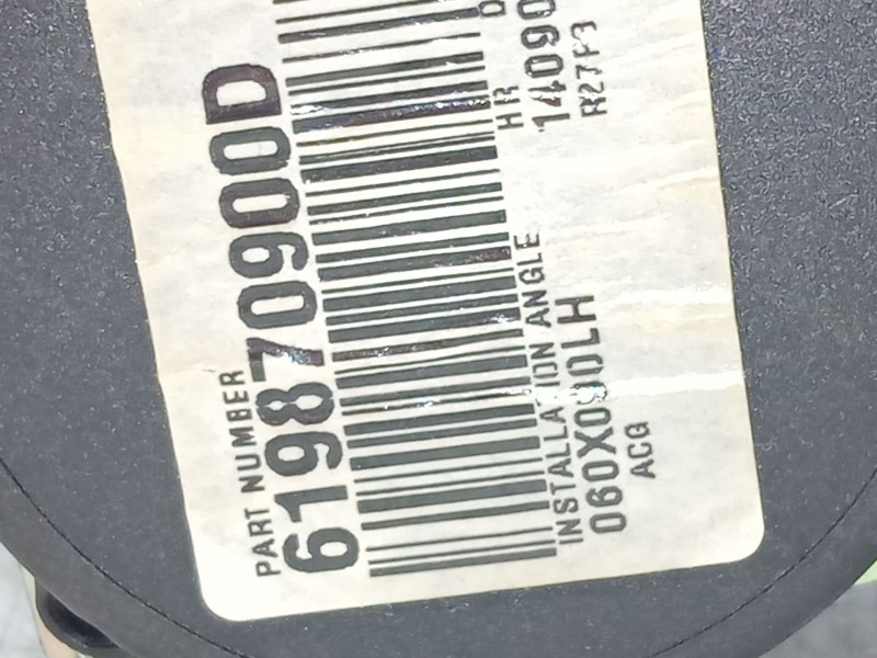 Recambio de cinturon seguridad trasero izquierdo para nissan juke (f15) 1.5 dci referencia OEM IAM 619870900D  