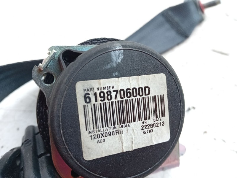 Recambio de cinturon seguridad trasero derecho para nissan juke (f15) 1.5 dci referencia OEM IAM   