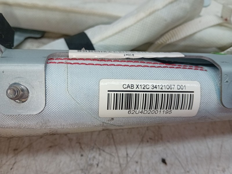Recambio de airbag cortina delantero derecho para nissan juke (f15) 1.5 dci referencia OEM IAM 62U4D2001195  
