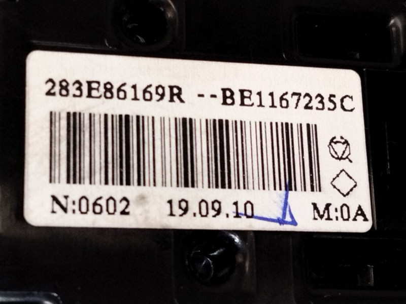 Recambio de mando multifuncion para renault zoe furgoneta/hatchback (bfm_) electric (bfma, bfmb) referencia OEM IAM 283E86169R  