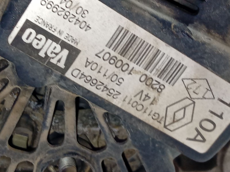 Recambio de alternador para renault megane ii sedán (lm0/1_) 1.6 16v (lm1r, lm0c) referencia OEM IAM 8200100907  