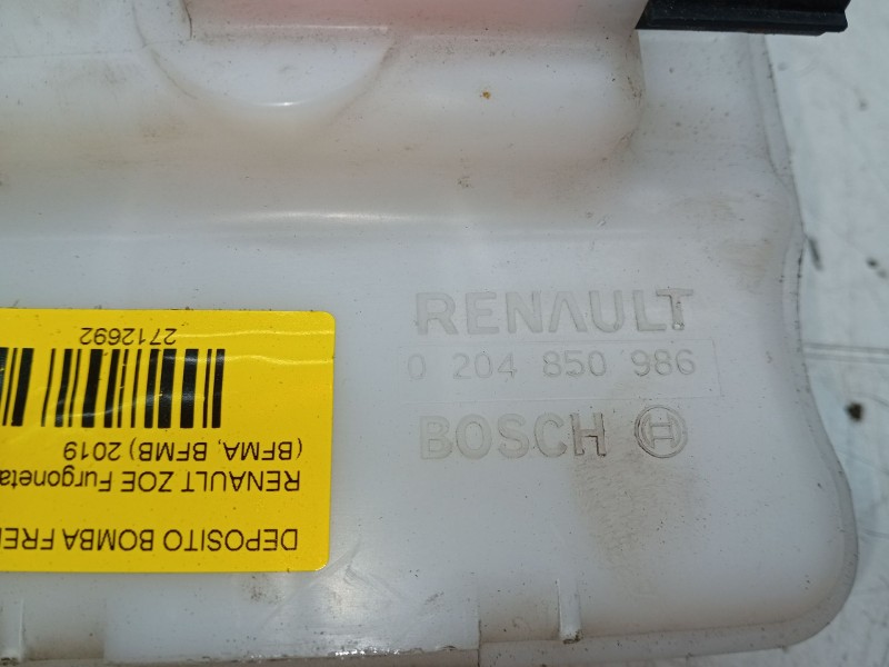 Recambio de deposito bomba freno para renault zoe furgoneta/hatchback (bfm_) electric (bfma, bfmb) referencia OEM IAM 0204850986