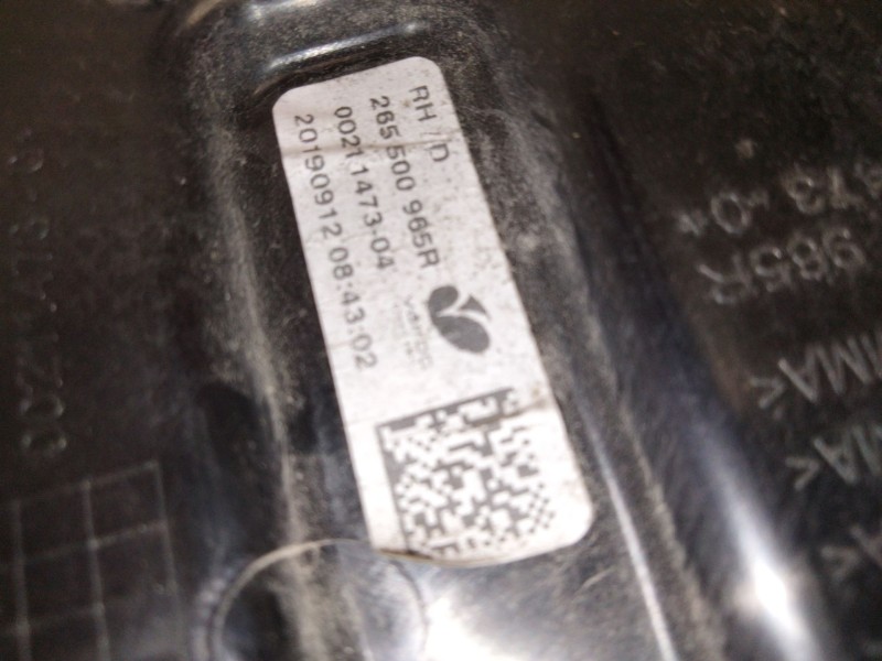 Recambio de piloto trasero derecho para renault zoe furgoneta/hatchback (bfm_) electric (bfma, bfmb) referencia OEM IAM 26550096