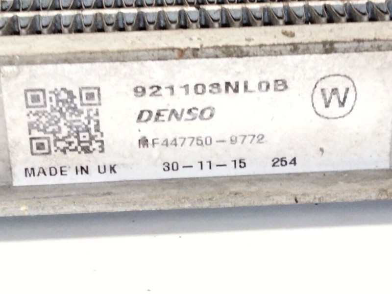 Recambio de condensador / radiador aire acondicionado para nissan leaf (ze0) electric referencia OEM IAM 921103NL0B  