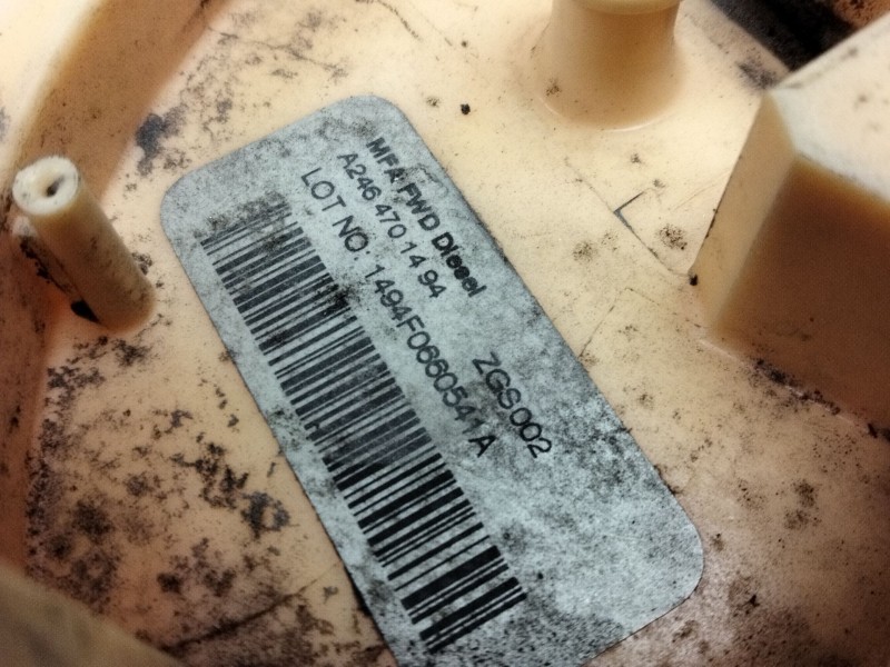 Recambio de aforador para mercedes-benz cla coupé (c117) cla 220 cdi / d (117.303) referencia OEM IAM A2464701494  