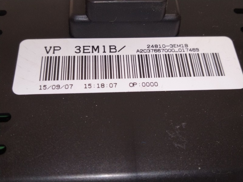 Recambio de cuadro instrumentos para nissan leaf (ze0) electric referencia OEM IAM 248103EM1B  