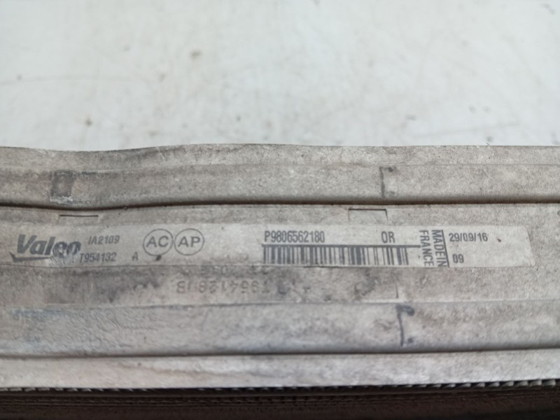 Recambio de intercooler para peugeot expert furgón (v_) 1.6 bluehdi 115 referencia OEM IAM P9806562180  